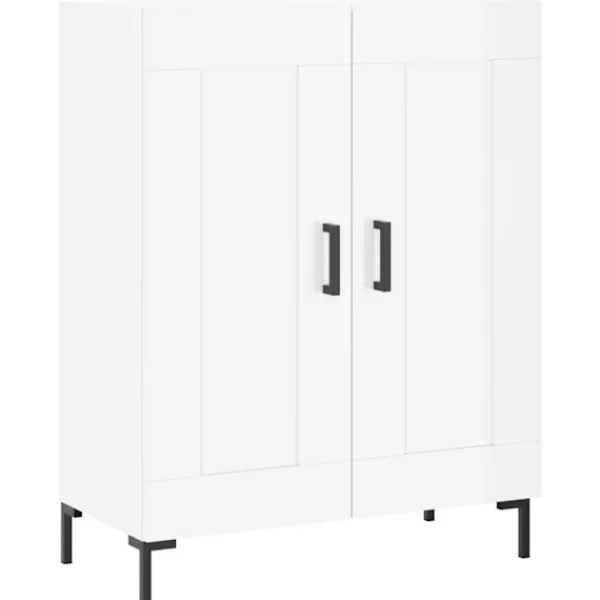 vidaXL Skåp>Högskåp högglans 69,5x34x180 cm konstruerat trä