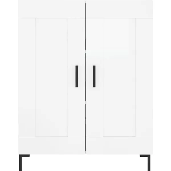 vidaXL Skåp>Högskåp högglans 69,5x34x180 cm konstruerat trä