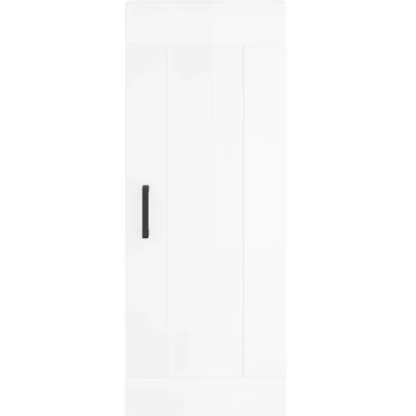 vidaXL Skåp>Högskåp högglans 34,5x34x180 cm konstruerat trä
