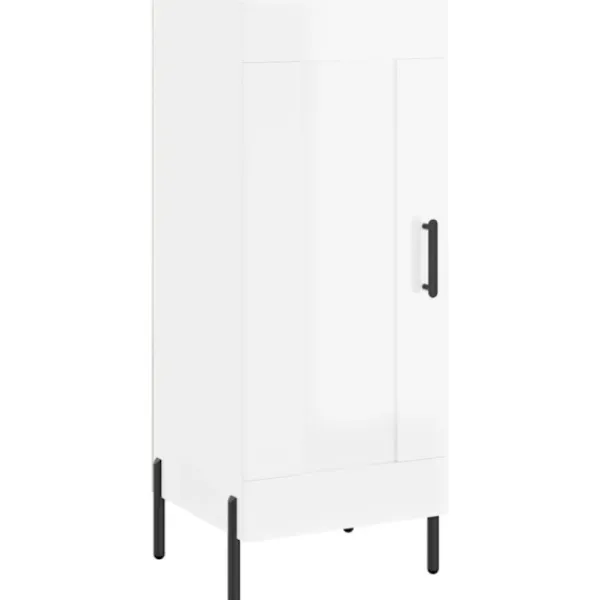 vidaXL Skåp>Högskåp högglans 34,5x34x180 cm konstruerat trä