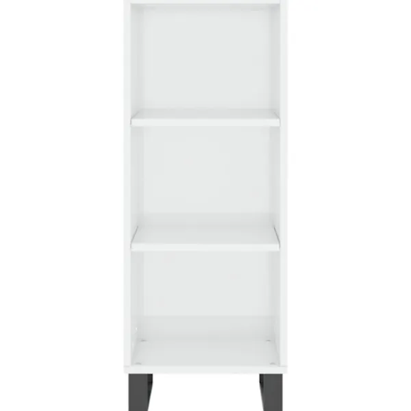 vidaXL Skåp>Högskåp högglans 34,5x34x180 cm konstruerat trä