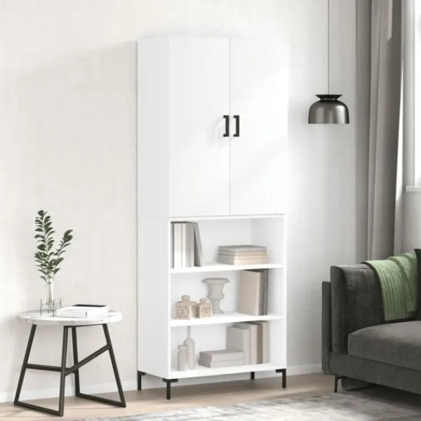 vidaXL Hyllor>Högskåp 69,5x34x180 cm konstruerat trä
