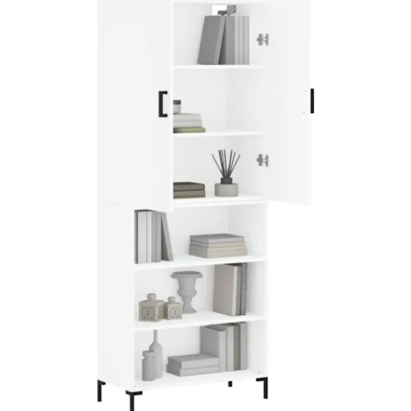 vidaXL Hyllor>Högskåp 69,5x34x180 cm konstruerat trä
