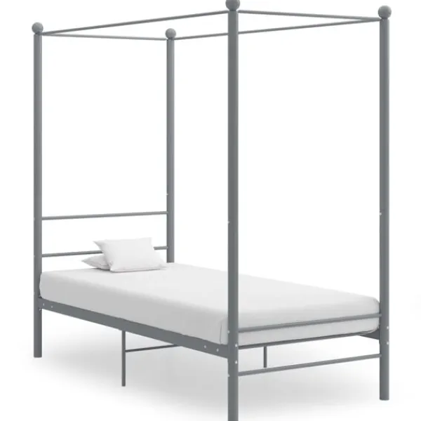 vidaXL Sängar>Himmelsäng metall 90x200 cm