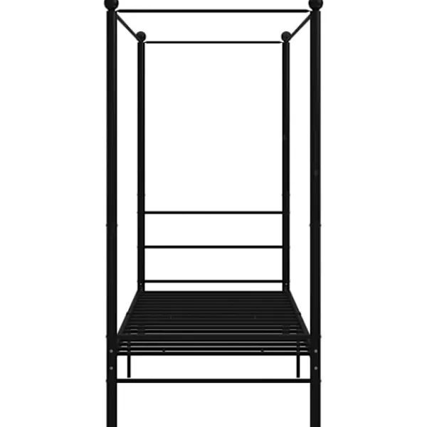 vidaXL Sängar>Himmelsäng metall 90x200 cm