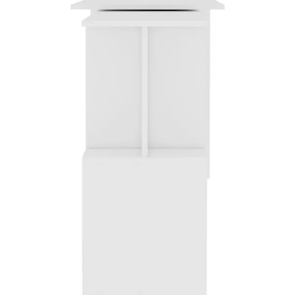 vidaXL Kontorsmöbler>Hörnskrivbord 200x50x76 cm konstruerat trä
