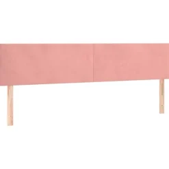 vidaXL Sängar>Huvudgavlar 2 st 90x5x78/88 cm sammet