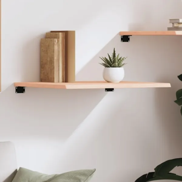 vidaXL Hyllor>Hyllplan 60x50x2 cm obehandlad massiv ek