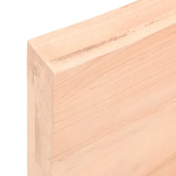vidaXL Hyllor>Hyllplan 100x20x6 cm obehandlad massiv ek