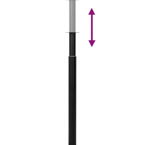 vidaXL Kontorsmöbler>Justerbara bordsben 2 st 710 mm-1100 mm