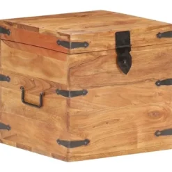 vidaXL Kistor & Koffertar>Kista 40x40x40 cm massivt akaciaträ