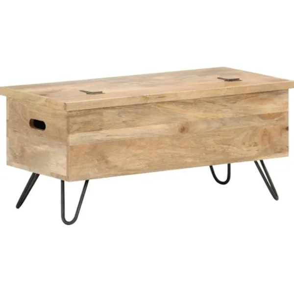 vidaXL Kistor & Koffertar>Kista 90x40x45 cm massivt mangoträ
