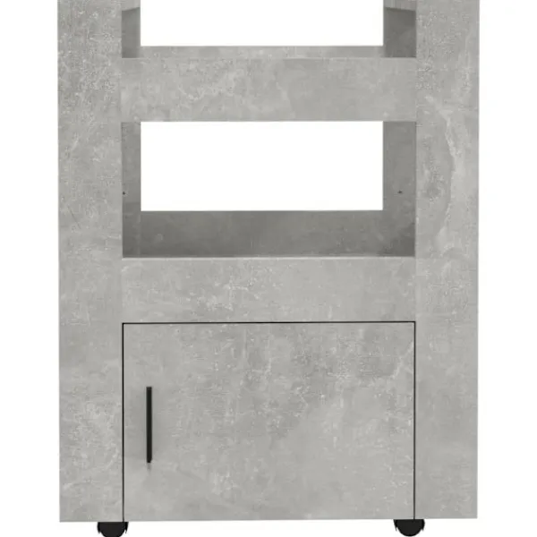 vidaXL Köksö>Köksvagn betong 60x45x80 cm konstruerat trä