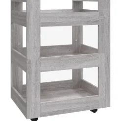 vidaXL Köksö>Köksvagn sonoma 60x45x80 cm konstruerat trä
