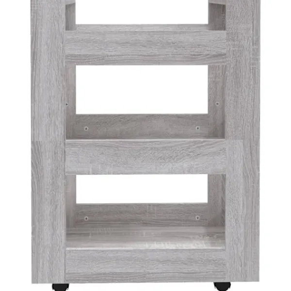 vidaXL Köksö>Köksvagn sonoma 60x45x80 cm konstruerat trä