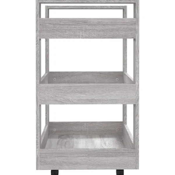 vidaXL Köksö>Köksvagn sonoma 60x45x80 cm konstruerat trä