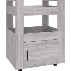 vidaXL Köksö>Köksvagn sonoma 60x45x80 cm konstruerat trä