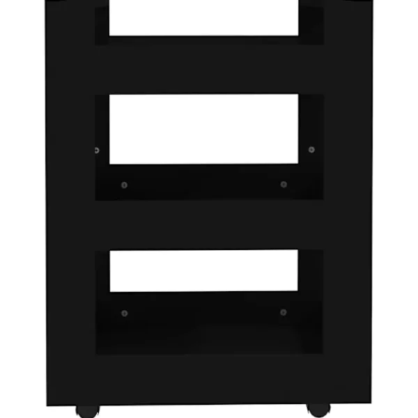 vidaXL Köksö>Köksvagn 60x45x80 cm konstruerat trä
