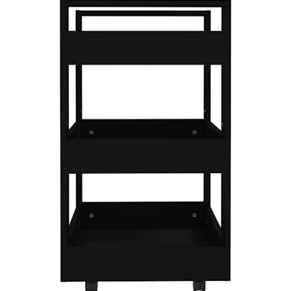 vidaXL Köksö>Köksvagn 60x45x80 cm konstruerat trä