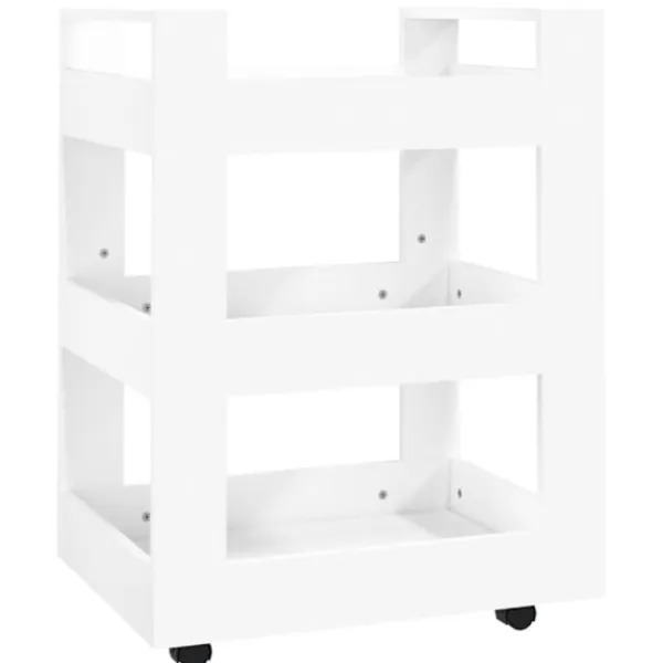 vidaXL Köksö>Köksvagn 60x45x80 cm konstruerat trä