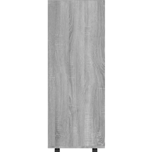 vidaXL Skåp>Klädhängare sonoma 80x40x110 cm konstruerat trä