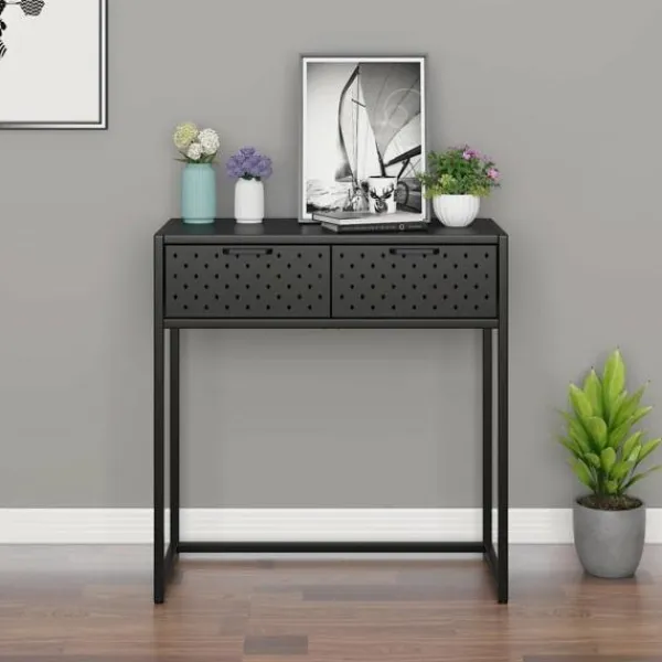 vidaXL Småbord>Konsolbord 72x35x75 cm stål