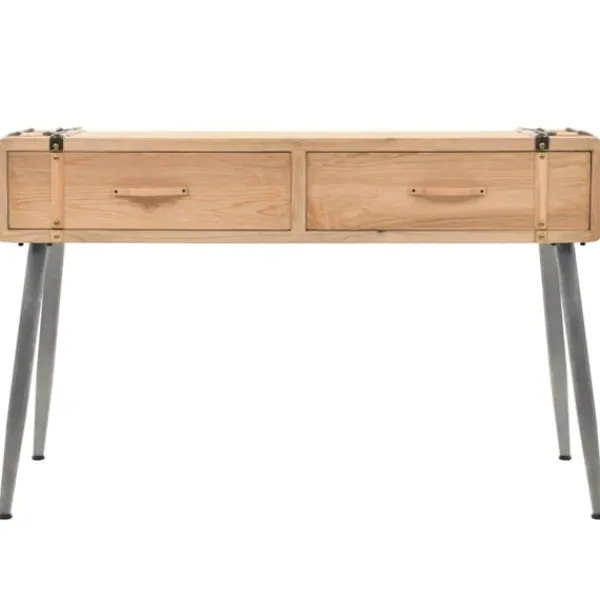 vidaXL Sideboards>Konsolbord massivt granträ 115x40,5x76 cm