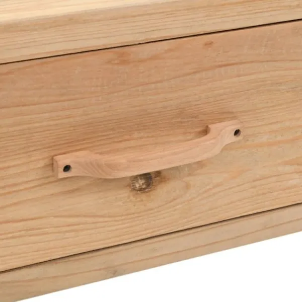 vidaXL Sideboards>Konsolbord massivt granträ 115x40,5x76 cm
