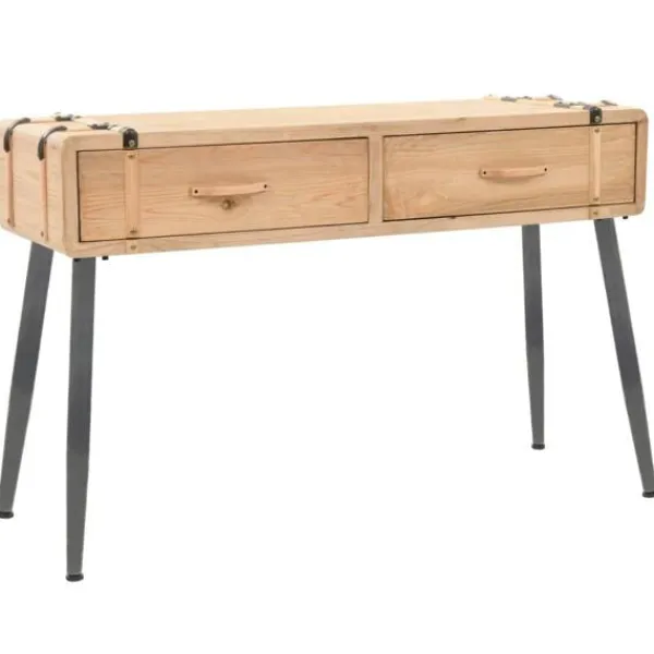 vidaXL Sideboards>Konsolbord massivt granträ 115x40,5x76 cm