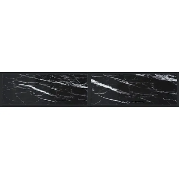 vidaXL Småbord>Konsolbord marmor 180x35x75,5 cm härdat glas