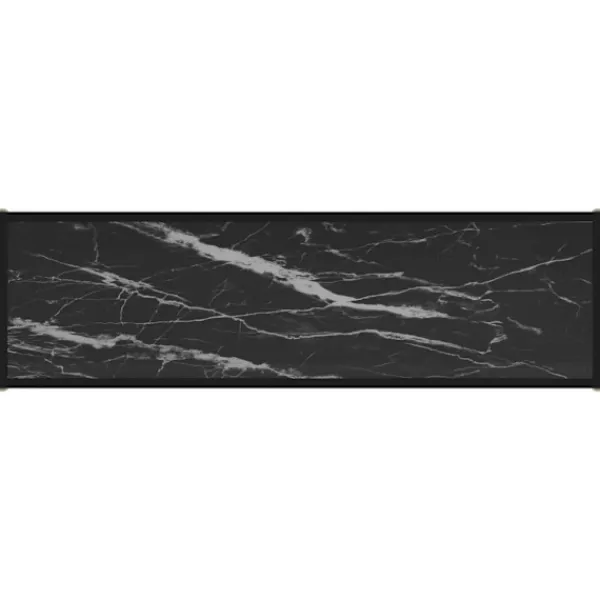 vidaXL Småbord>Konsolbord 120x35x75 cm härdat glas