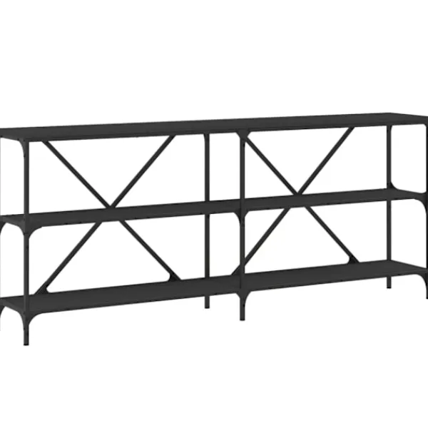 vidaXL Hyllor>Konsolbord 180x30x75 cm konstruerat trä och järn