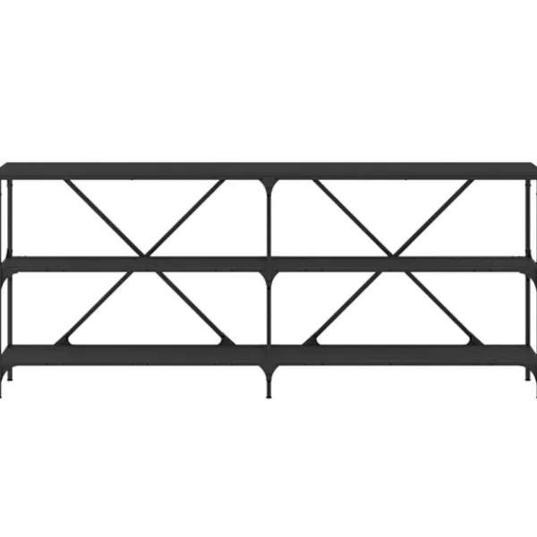 vidaXL Hyllor>Konsolbord 180x30x75 cm konstruerat trä och järn