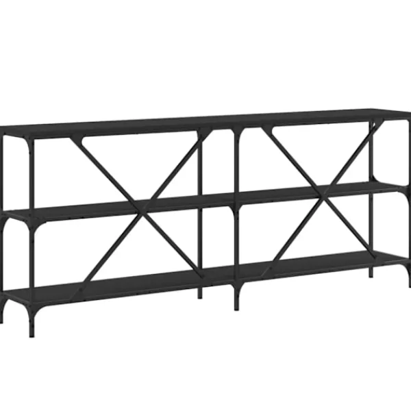 vidaXL Hyllor>Konsolbord 180x30x75 cm konstruerat trä och järn