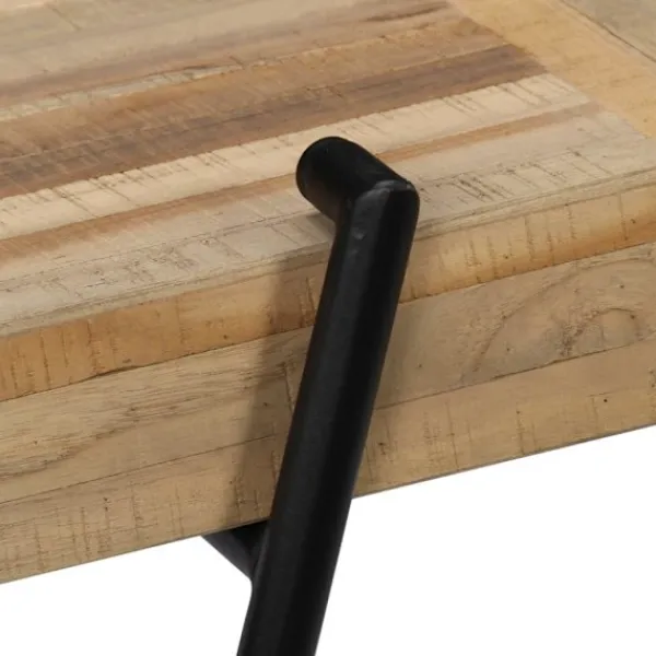 vidaXL Småbord>Konsolbord återvunnen teak 120x35x81 cm