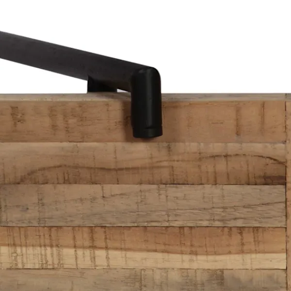 vidaXL Småbord>Konsolbord återvunnen teak 120x35x81 cm
