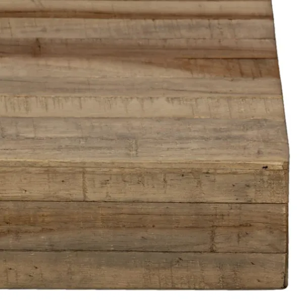 vidaXL Småbord>Konsolbord återvunnen teak 120x35x81 cm