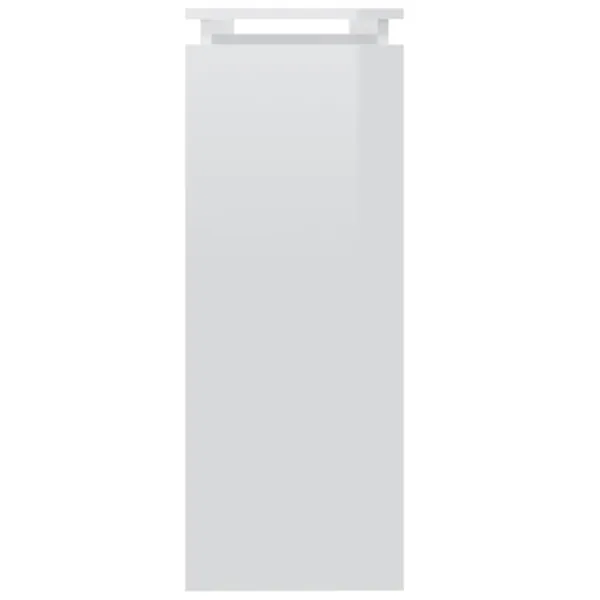 vidaXL Småbord>Konsolbord högglans 102x30x80 cm konstruerat trä