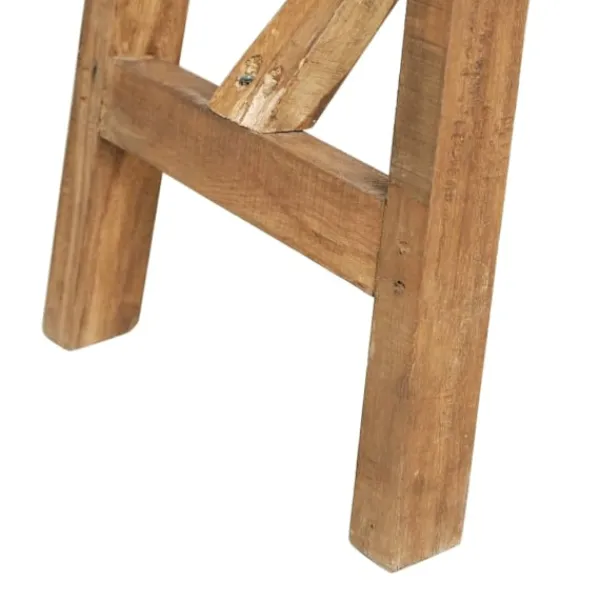 vidaXL Småbord>Konsolbord 130x40x80 cm blandat återvunnet trä