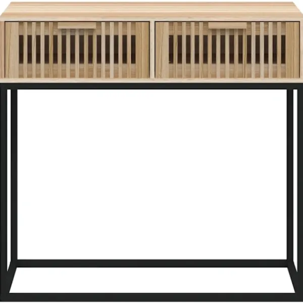 vidaXL Småbord>Konsolbord 80x30x75 cm konstruerat trä och järn
