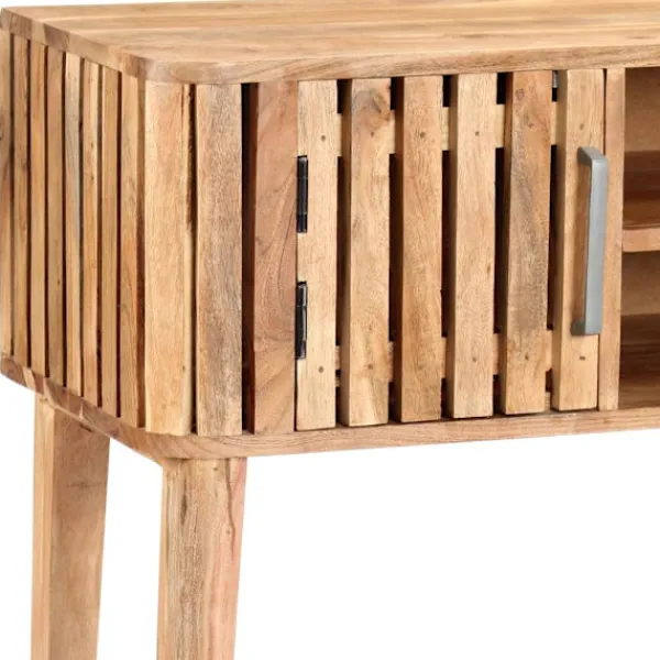 vidaXL Sideboards>Konsolbord 120x35x76 cm massivt akaciaträ