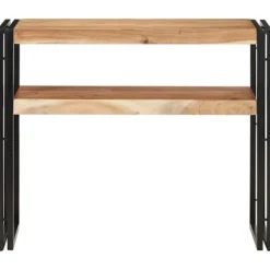 vidaXL Småbord>Konsolbord 90x30x75 cm massivt akaciaträ