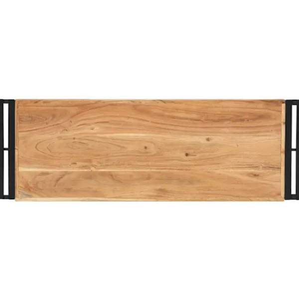 vidaXL Småbord>Konsolbord 90x30x75 cm massivt akaciaträ