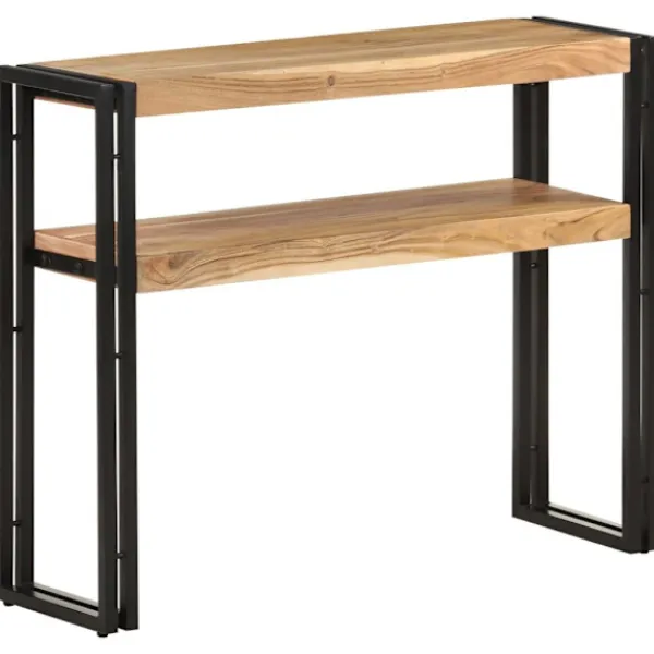 vidaXL Småbord>Konsolbord 90x30x75 cm massivt akaciaträ