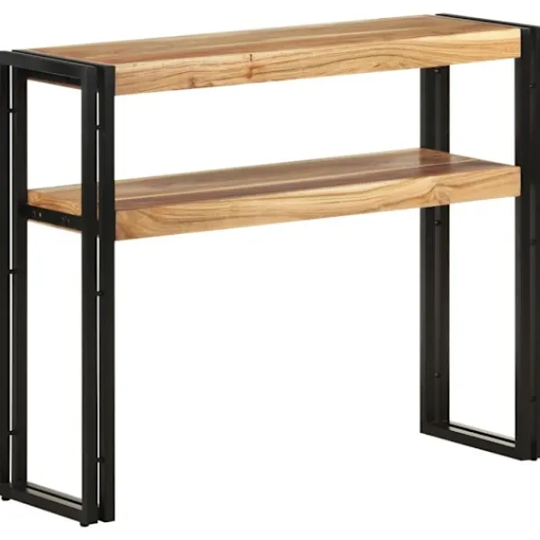 vidaXL Småbord>Konsolbord 90x30x75 cm massivt akaciaträ