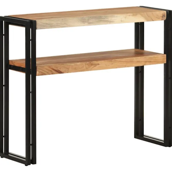 vidaXL Småbord>Konsolbord 90x30x75 cm massivt akaciaträ
