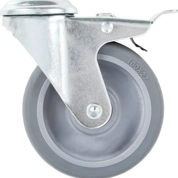 vidaXL Balkongmöbler>Länkhjul med bulthål 12 st 100 mm
