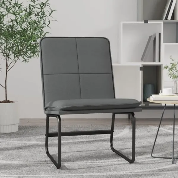 vidaXL Fåtöljer>Loungestol 54x75x76 cm konstläder