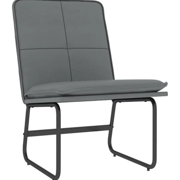 vidaXL Fåtöljer>Loungestol 54x75x76 cm konstläder