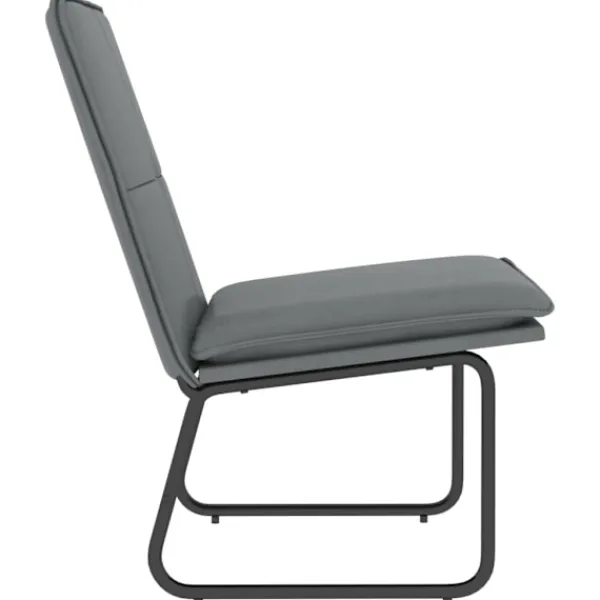 vidaXL Fåtöljer>Loungestol 54x75x76 cm konstläder